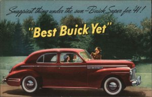 Buick Car 1941 Surrey Motors Corp Long Island City NY Dealer Postcard