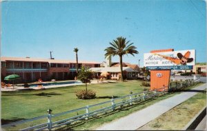 Mesa AZ Maricopa Inn Motor Hotel 1950s Vintage Postcard H20