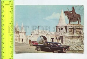 475266 Hungary Budapest Fisherman's stadium car seagull postcard