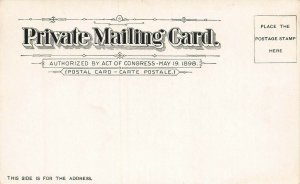 Yale Law School, Yale University, New Haven, CT., 1898 Private Mailing Card