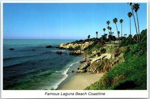 Postcard - Famous Laguna Beach Coastline - Laguna Beach, California