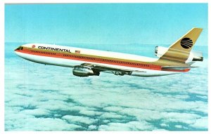 Continental Airlines DC 10 Airline Issued Pacific BAC Marketing Postcard 1979