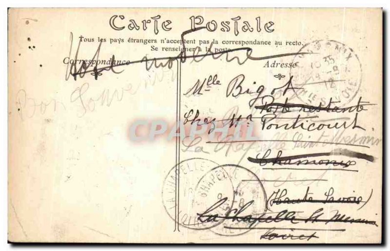 Old Postcard Chateau de Chenonceux the Common