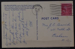 Augusta, GA - The Bon Air Hotel - 1953