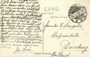 indonesia, JAVA MALANG, Societeit Concordia (1933) RPPC Postcard