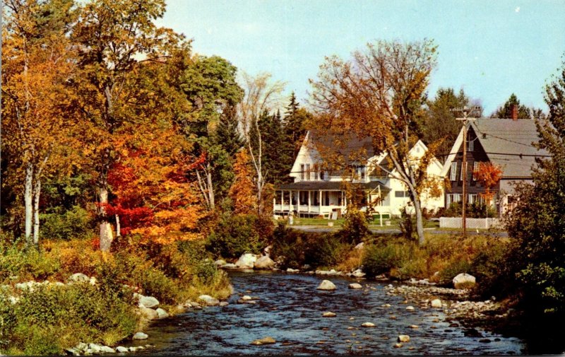 New Hampshire Franconia Gale River From Main Street