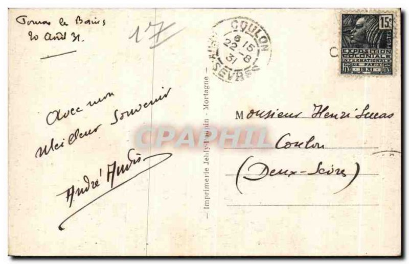 Old Postcard Fouras Landscape