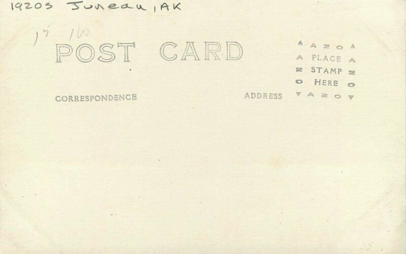 Juneau Alaska Waterfront Elite Studio #139 RPPC Photo Postcard 21-4868