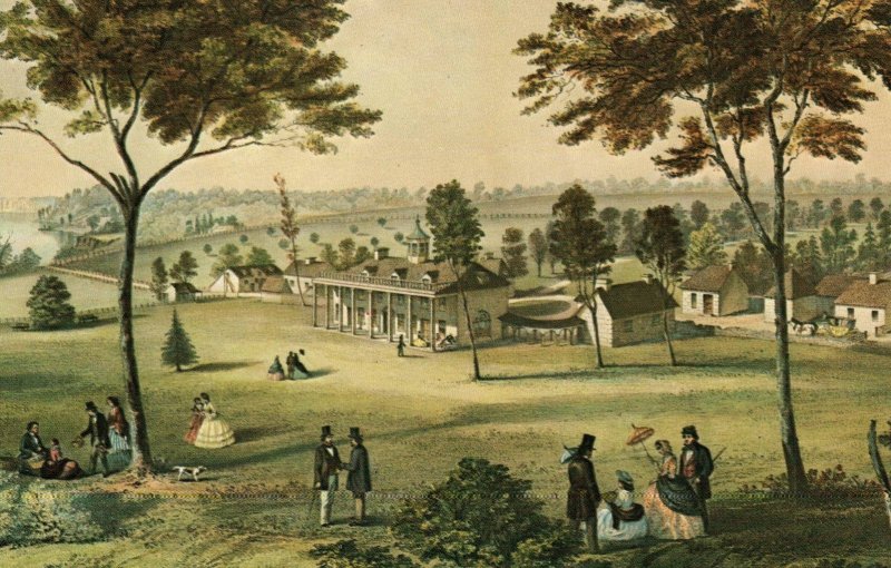 Mount Vernon,VA lithograph