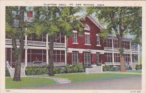 Iowa Fort Des Moines Clayton Hall