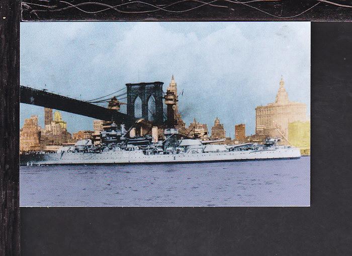 USS West Virginia Postcard 