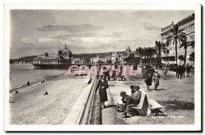 Old Postcard Nice Quai des USA