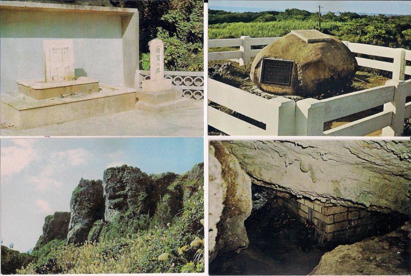 OKINAWA WWII Japanese War Monuments, Memorials, 6 Postcards, Japan Pacific PTO