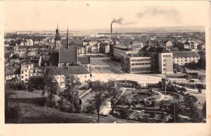 PARDUBICE CZECHOSLOVAKIA~PANORAMIC PHOTO POSTCARD 1946