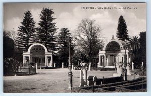 RPPC PALERMO Villa Giulia (Centre Square) ITALY Postcard