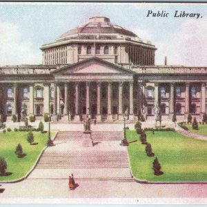c1940s Melbourne AU Public Library State Victoria Dome Novelty Card Co K6 Barry