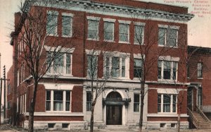 VINTAGE POSTCARD YOUNG WOMEN'S CHRISTIAN ASSOCIATION BUILDING SOUTH BEND IN 1911