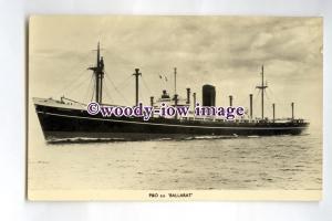 pf0266 - P&O Cargo Ship - Ballarat , built 1954 renamed Pando Cape - postcard