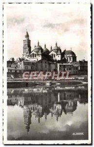 Modern Postcard Perigueux L & # 39Isle and the Cathedral Saint Front