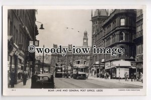 tp8986 - Boar Lane & General Post Office , Leeds , Yorkshire - postcard
