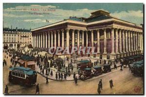 Old Postcard Paris Bourse