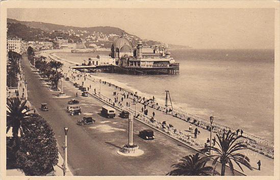 France Nice Promenade des Anglais et Casino de la Jetee