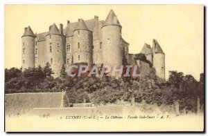 Postcard Old Luynes The Chateau Facade South West