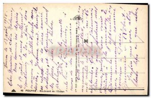 Old Postcard Fouras Boulevard de l'Ocean