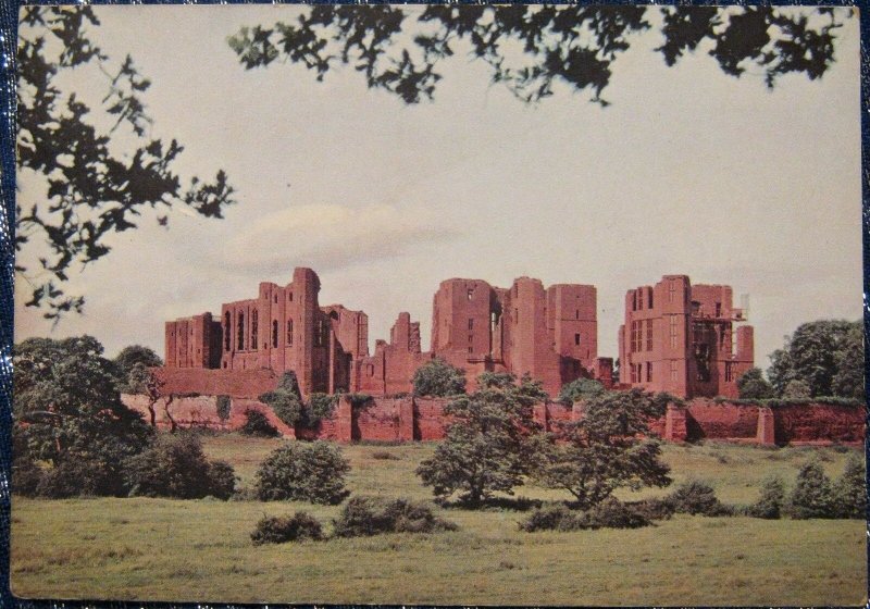 England Kenilworth Castle Warwickshire General View South - posted 