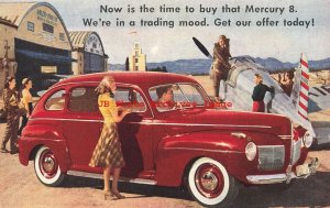 Advertising Postcard, 1941 Mercury 8, Starks & Goodrich, Olivet Michigan