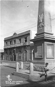 RPPC Monumento a Los Heroes, Guaymas, Son., Mexico Vintage Photo Postcard