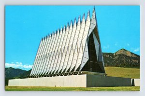 Postcard Colorado Springs CO Air Force Academy Chapel Church 1960s Unposted