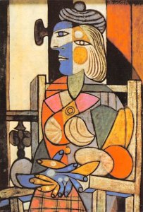 Woman With A Mauve Colored Cap, By Pablo Picasso  