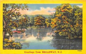Greetings from Broadway, N. J., USA New Jersey  