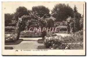 Old Postcard Saverne The Rose Garden