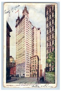 c1900-07 Park Row Building N.Y. Postcard F114E