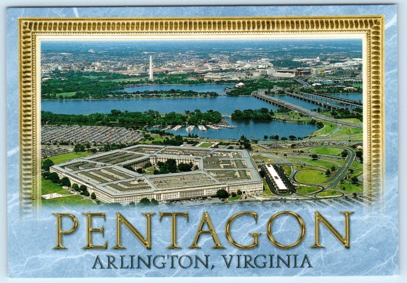 ARLINGTON, Virginia VA ~ Aerial View THE PENTAGON  4x6 Postcard 