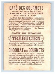 1880s-90s Trébucien Gourmet Chocolate Flirty Soldiers & Ladies Lot Of 4 F155