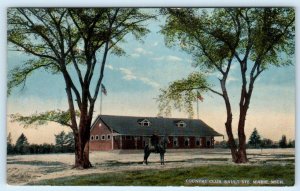 SAULT STE.MARIE, Michigan MI ~ COUNTRY CLUB ca 1910s Chippewa County Postcard