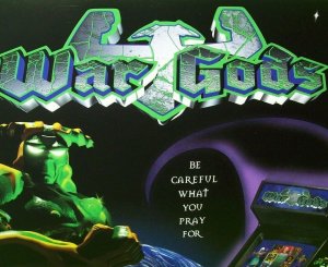 Midway War Gods Arcade FLYER 1996 Original NOS Video Game Art Print Sheet 