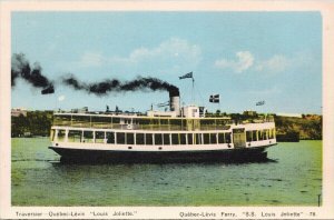 SS 'Louis Joliette' Quebec Levis Ferry Steamer Unused PECO Postcard G49