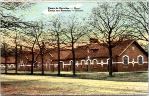 Postcard Belgium Camp de Beverloo - Barracks