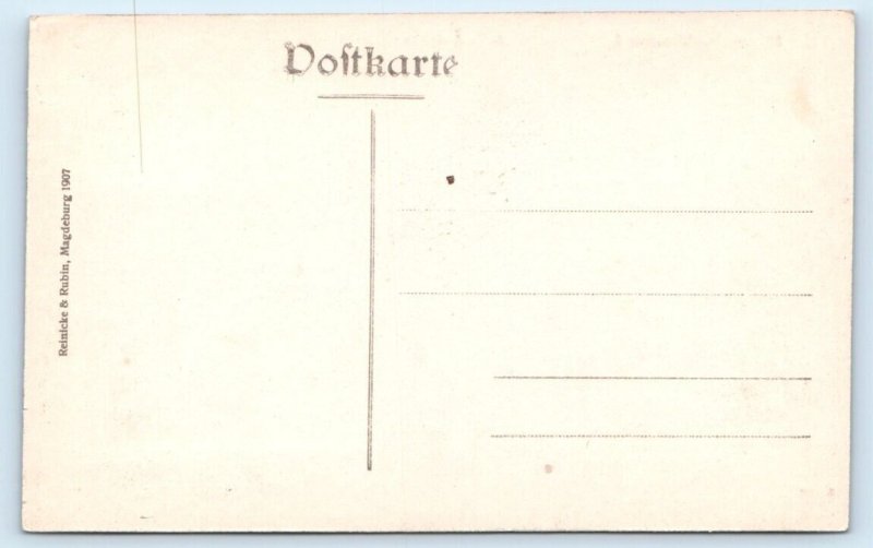 Mannheim-Lindenhof - Rheinaustraße GERMANY Postcard