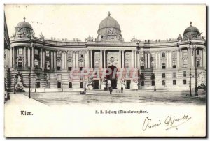 Postcard Old Vienna Hofburg