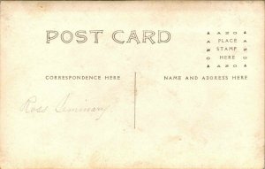 Vintage Real Photo Post Card 1909 RPPC Ross Seminary Washington State