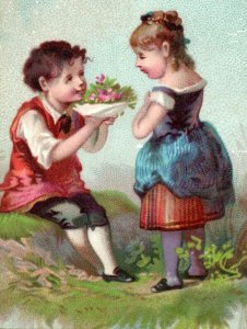 1880s Victorian Christmas Trade Cards Adorable Children Set Of 3 P179