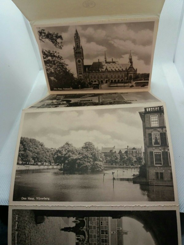 Vintage Postcard Booklet with 10 x Postcards of Den Haag Netherlands