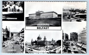 RPPC Belfast-multiview Northern IRELAND Postcard