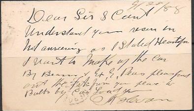 UX9 Jefferson 1888 used