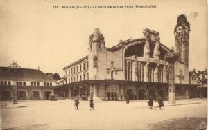 CPA ROUEN (S Int) - La Gare de la rue Verte (Rive droite) (201326)